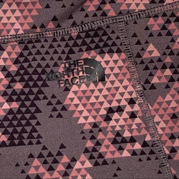 The North Face Capri Adult Size Large Gray/Pink Running Tights FlashDry Women - Picture 5 of 7